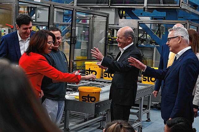 Bild 9: Kanzler Scholz besucht den Hochrhein - das sind die eindrücklichsten Bilder