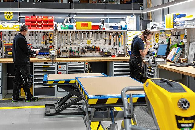 Hohe Investitionen, auch 2020: Im Zuge des Um- und Neubaus am Wagner-Stammsitz in Markdorf haben auch die Servicetechniker in den ...
