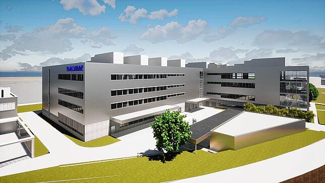 Animation des neuen Produktionszentrums von Karl Storz in Neuhausen ob Eck am Fuß der Schwäbischen Alb. Bis zu 2000 Menschen sollen hier ...
