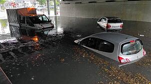 Bilder Unwetter am 26. Juni 2024 in Markdorf, Dtal und Oberteuringen.