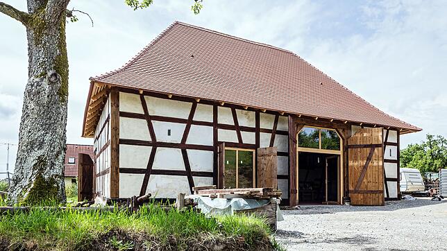 Für den behutsam sanierten Torkel von 1786 in Salem-Mittelstenweiler errangen die Eigentümer und die Handwerker beim Bundespreis für ...