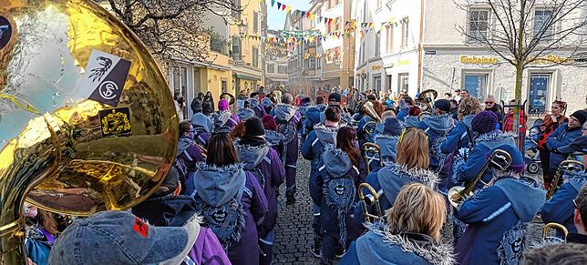 Bild 5: Der große Fasnetsumzug in Tiengen im strahlenden Sonnenschein - hier die schönsten Einblicke
