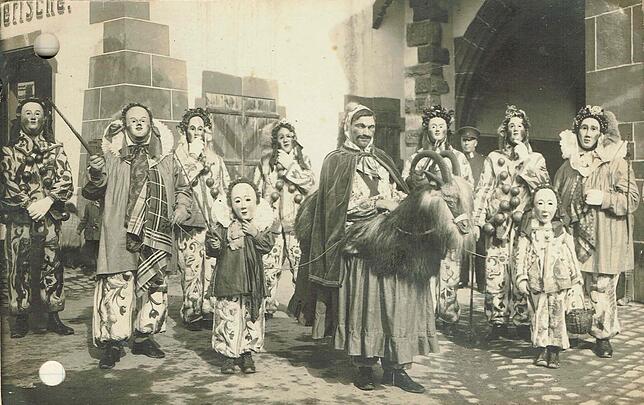 Die Stadtbock-Gruppe macht Bräunlingen unsicher. Diese Aufnahme stammt aus dem Jahr 1935.