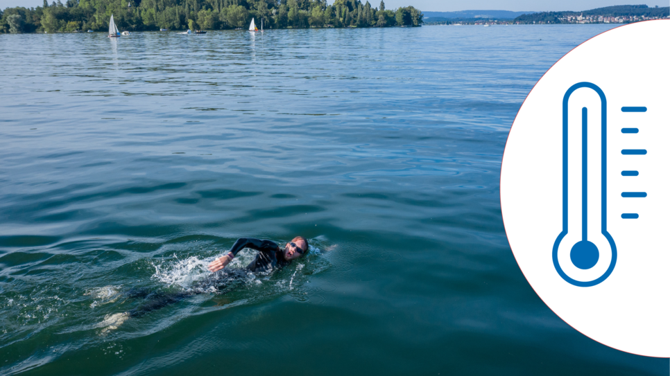 Bild : Wie warm ist der Bodensee? Aktuelle Wassertemperatur in Konstanz und mehr