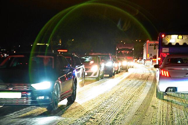 Bild 18: Bauernprotest im Schwarzwald-Baar-Kreis. Landwirt schon vor 6 Uhr unterwegs!