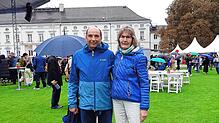 Zu Ehren seines Engagements unter anderem für den BUND wurde Rainer Behn mit seiner Frau Eva-Maria Lühder ins Schloss Bellevue nach ...