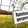 Ein verwaister Fußballplatz &ndash; mindestens bis zum kommenden Frühjahr das prägende Bild in Südbaden.