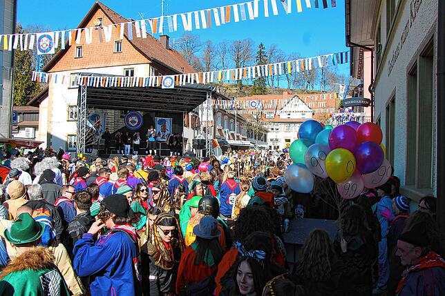 Bild 14: Die schönsten Bilder vom Bonndorfer Fasnetsmendig 2025