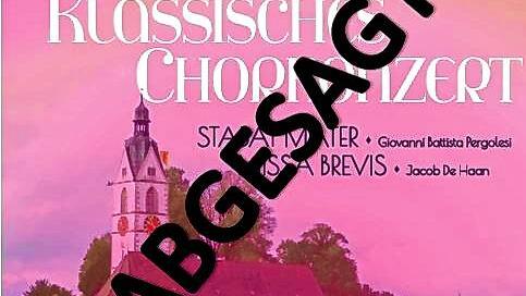 Abgesagt ist wegen des Corona-Virus das für 15. März in St. Johann geplante Klassische Chorkonzert.
