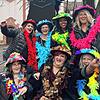 Bunte Auftritte. Die Wiiber ziehen traditionell am Schmutzigen Donnerstag durch Bad Säckingen.