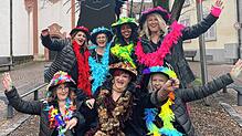 Bunte Auftritte. Die Wiiber ziehen traditionell am Schmutzigen Donnerstag durch Bad Säckingen.