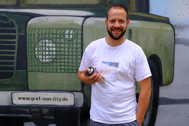 David Sorms hinterlässt als Graf von Itty Spuren in der Stadt.