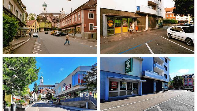 Die Straßen und Geschäfte in Stockach haben sich seit den 90ern stark verändert.