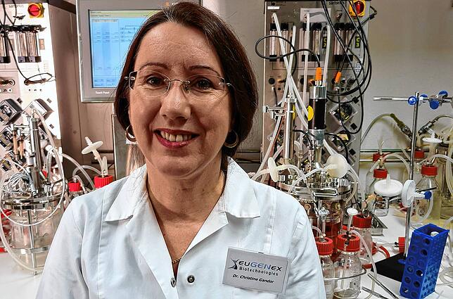 Christine Gandor, Geschäftsführerin von Eugenex aus Tägerwilen entwickelt Nachahmer-Präparate, sogenannte Biosimilars.