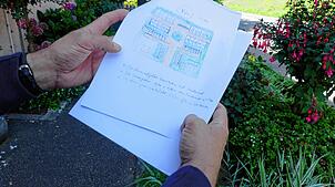 Drei Vorschläge für die Neugestaltung des Häuserner Friedhofes hat Hauptamtsleiter Bernd Schlageter dem Gemeinderat vorgelegt. Bild: ...