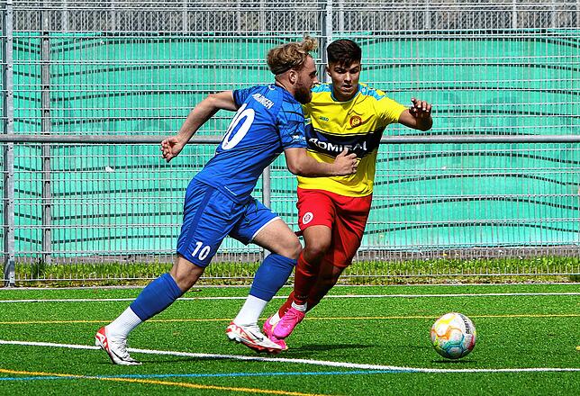 Bild 1: Die besten Bilder vom Duell der Verbandsligareserven SC Pfullendorf II und 1. FC Rielasingen II