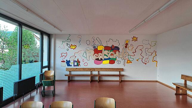 Der von Schülern gestaltete Aufenthaltsraum an der Realschule Wehr.