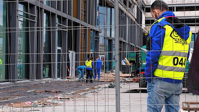 Die Arbeiten auf der Cano-Baustelle liegen still