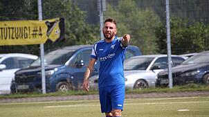 Manuel Passarella (FV/DJK St. Georgen) ärgerte sich über die Niederlage seiner Mannschaft beim FC Bad Dürrheim.