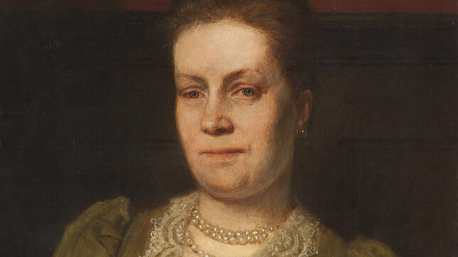 Porträt der Mary Elisabeth Amory Codman (Laufenburger Ehrenbürgerin) von Arnold Böcklin, 1889. Bild: Kunsthalle Mannheim