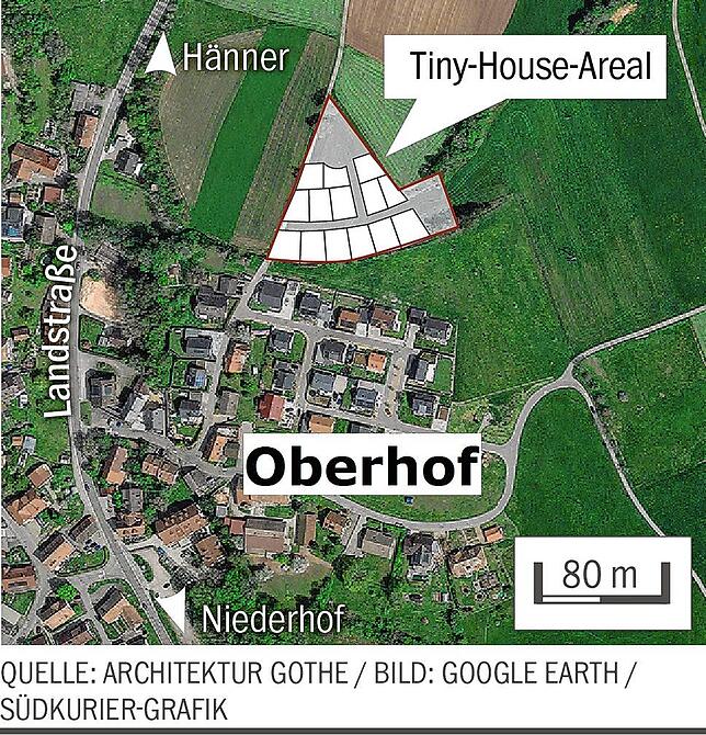 Bild 1: Leben im Tiny House: Hier soll die größte Siedlung winziger Wohnhäuser entstehen