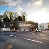 Wie in der vom Architekturbüro dargestellten Visualisierung könnte ein geplanter Edeka-Neubau an der Ecke Daisendorfer Straße und ...