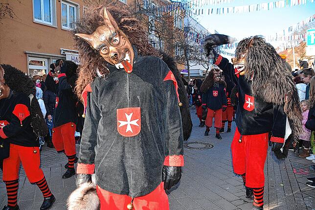Bild 21: In Bad Dürrheim herrscht am Fasnetmentig beste Feierlaune (2)