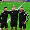 Mit 16 Jahren schon Landesliga-Schiedsrichter! Lukas Stiepermann (Bildmitte) leitete bereits Spiele in Südbadens zweithöchster ...