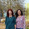 Die Schulleiterinnen Diana Amann vom Gymnasium und Ellen Bendel von der Realschule des Bildungszentrums. Foto: Jörg Büsche