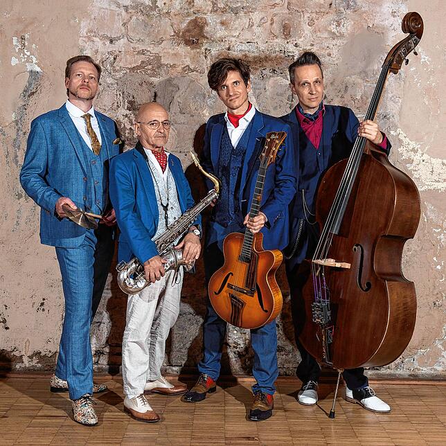 The Killin‘ Jivers knüpfen in der Alten Hofbibliothek an die Jazzkultur der 1930er Jahre an.