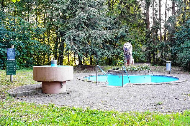 Die Wassertretstelle auf dem Ottilienberg in Bräunlingen ist diesen Sommer nicht in Betrieb.