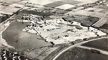 Die Mondlandschaft des Salemer Baggersees im Jahre 1972, als die Gemeinde den See und die umliegenden Grundstücke für ihr neues ...