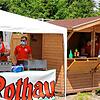 Das &bdquo;Grill-Team&ldquo; meisterte den Besucherandrang bestens.