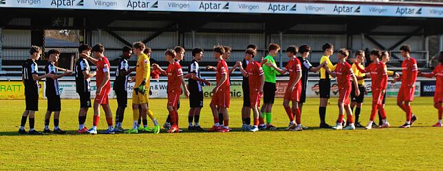 Bild 2: Die U17 des SC Freiburg zu Gast im Friedengrund: Das sind unsere Bilder!