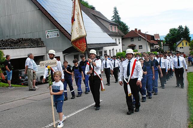 Bild 38: Bilder vom Bezirksmusikfest mit Umzug in Lausheim