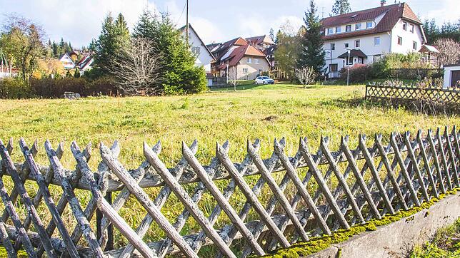 Auf diesem Grundstück in Brünlisbach sollen Rothaus-Personalwohnungen entstehen. Geplant sind zwei zweigeschossige Gebäude, die sich von ...