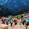 Mitglieder des Schwarzwaldvereins auf großer Tour im Grödnertal. Bild: Manfred Kehlert