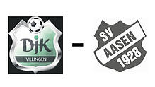Bild : DJK Villingen und SV Aasen mit viel Gas zum 2:2.