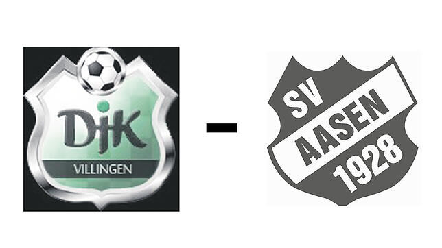 Bild : DJK Villingen und SV Aasen mit viel Gas zum 2:2.