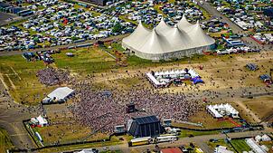 Bild : Beeindruckende Luftaufnahmen vom Southside-Festival 2025