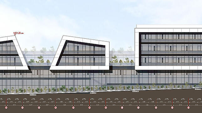 So sieht die Vision des Büros Vollack für die Fassade aus. Sie ist auch Bestandteil des städtebaulichen Vertrags. ...