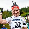 Gold-Lächeln: Die Biathletin Janina Hettich wurde in Altenberg erstmals deutsche Meisterin bei den Frauen.