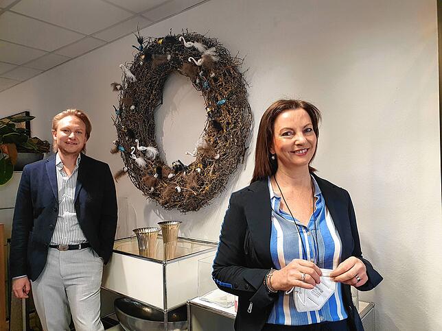 Simone Baumhäckel und ihr Geschäftspartner Patrick Weigert von Wiebelt Lifestyle.