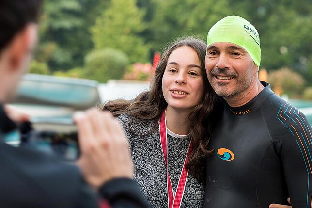 Ein eingespieltes Team: Stefan und Svenja Chares.
