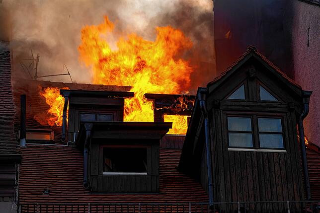 Bild 1: Der Großbrand in Villingen in Bildern: So schlimm wütete das Feuer in der Innenstadt