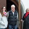 2018 wollten Kathrin, Alex und Marita Töbel (von links) die Tür zum Winzerkär zum letzten Mal für die Gäste bei „Musik im Winzerkär“ ...