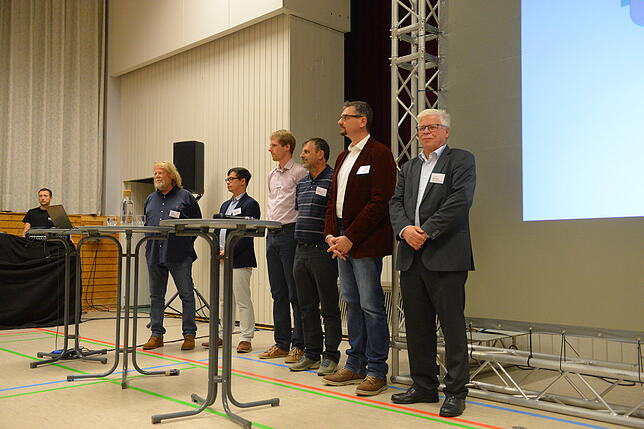 Die Experten auf dem B31-Podium.