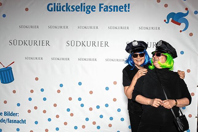 SÜDKURIER Fotowand beim Stockacher Narrengericht 2020