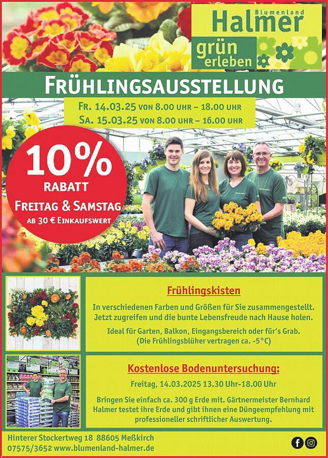 Bild 2: Frühlingsausstellung Blumenland Halmer: Frühlingsfrische Ideen für Haus und Garten