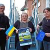 Die Organisatoren des Benefizkonzerts in Karsau: Manuel Häusel, Anna Lüscher und Kalle Lüber (von links).